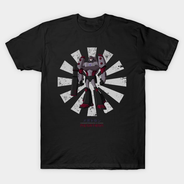 Megatron Retro Japanese Transformers T-Shirt by Nova5